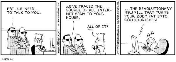 Dilbert and spam